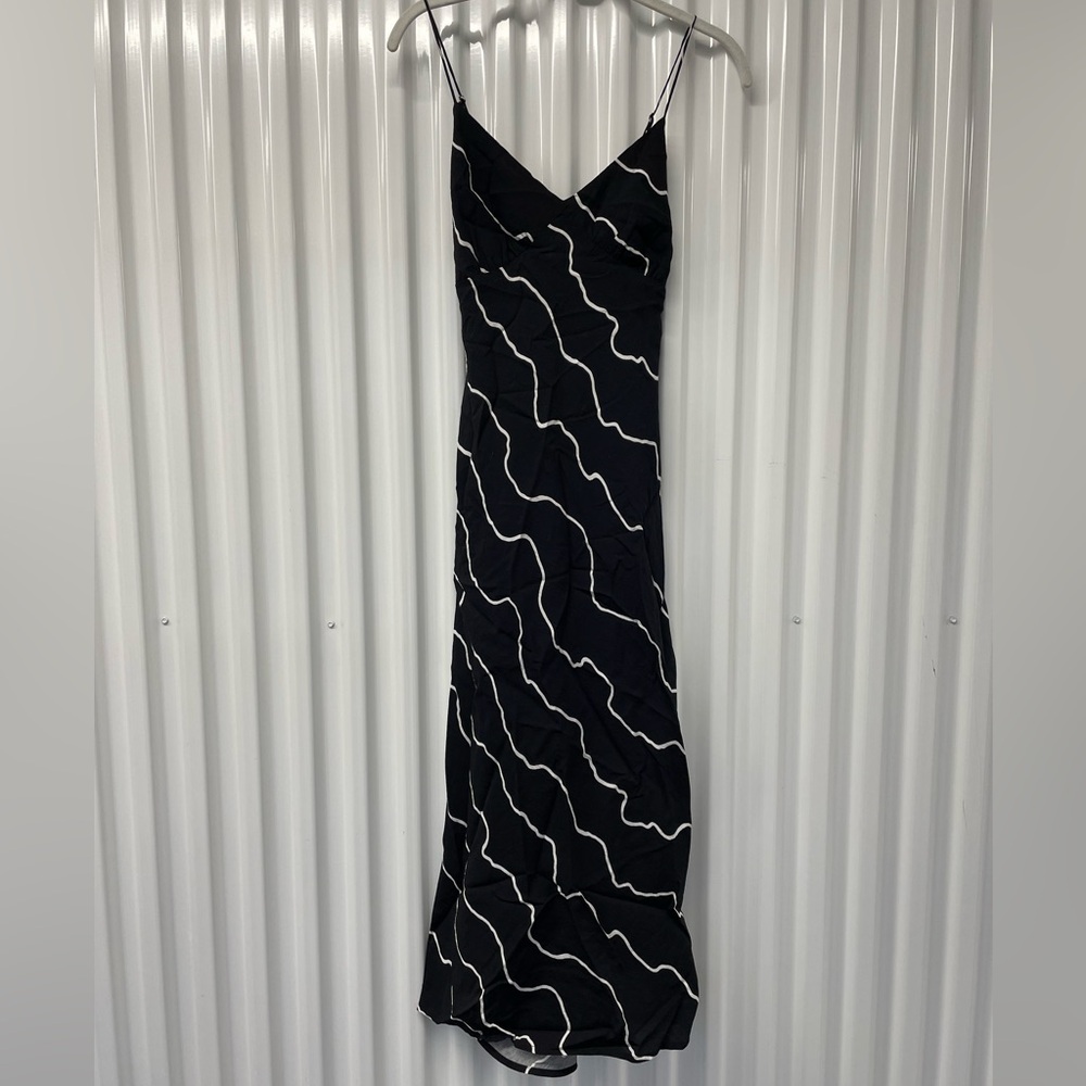 Madewell Black and White Maxi Dress